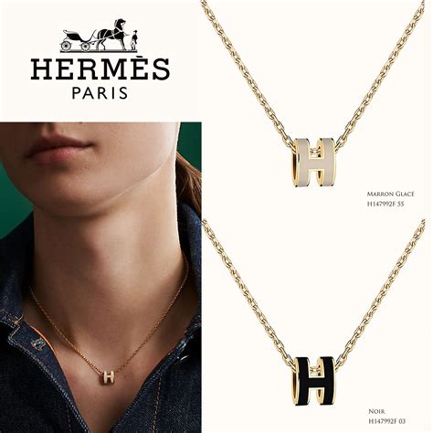 hermes mini pop h necklace price|Hermes h pendant necklace.